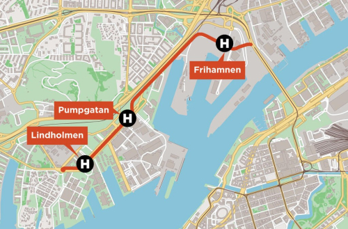 Steconfer - Spårvagnslinjen mellan Lindholmen och Frihamnen  (3)