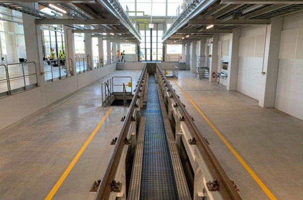 Spårvägsdepå Lund - Sverige
